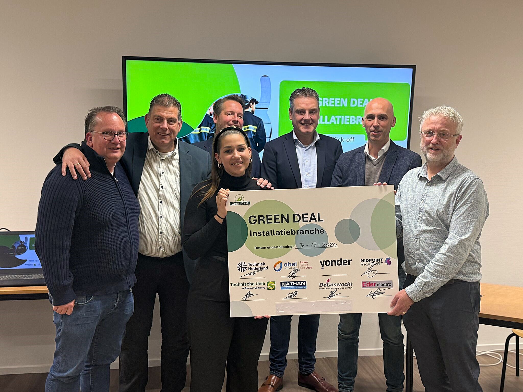 Green Deal Installatiebranche ondertekenaars