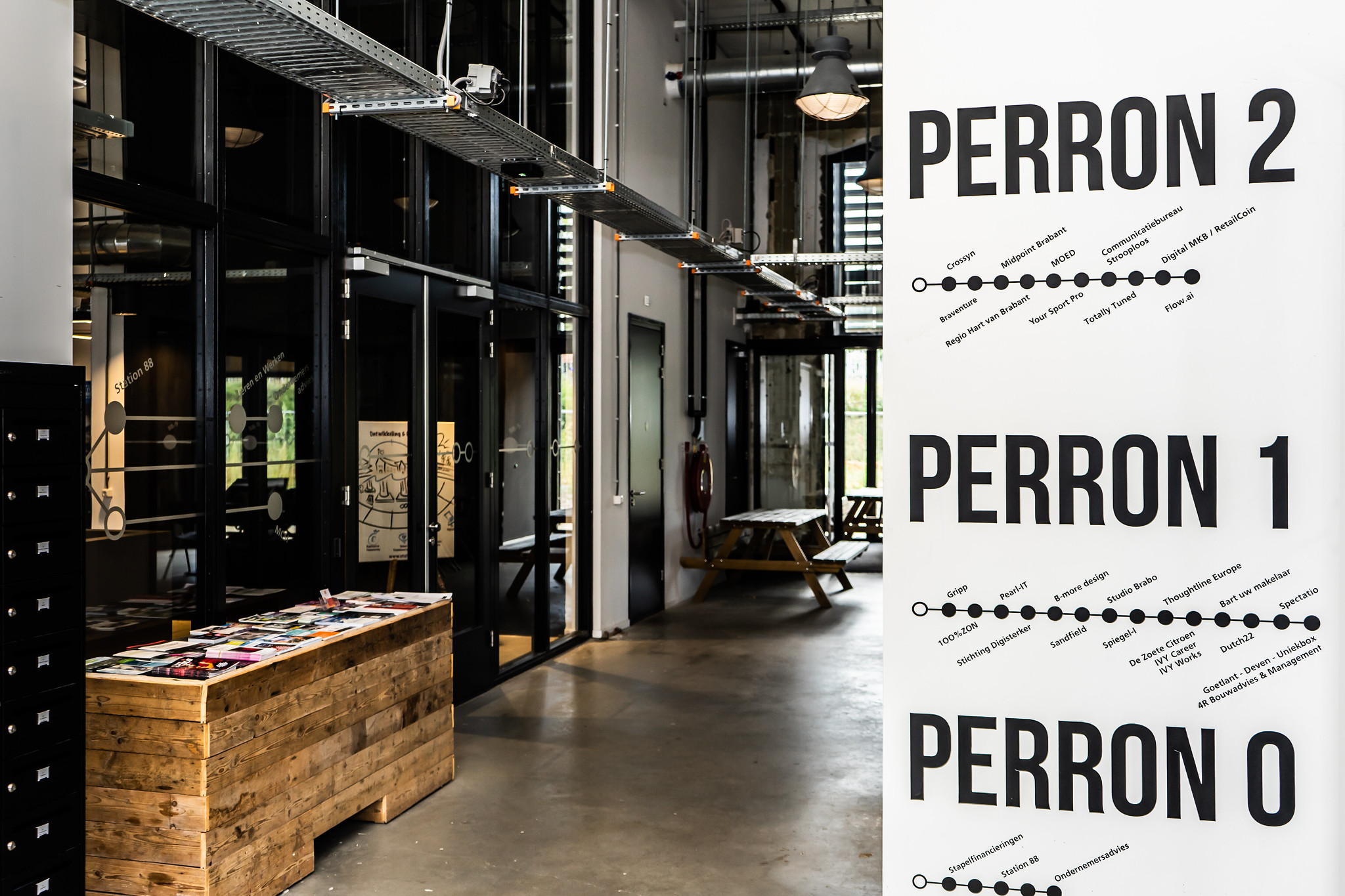 Benedenverdieping van Gebouw 88